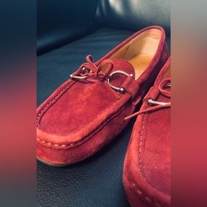 Ralph Lauren Briley II women’s burgundy suede loafers size 9